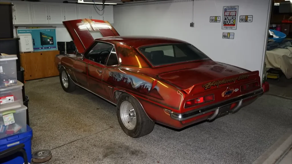 You don't find a muscle car in a trailer every day of the week