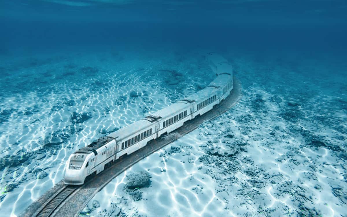 China underwater train to the US