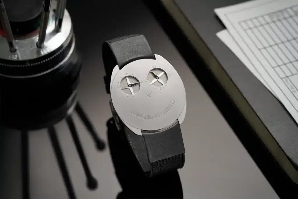 Watch with smiling face