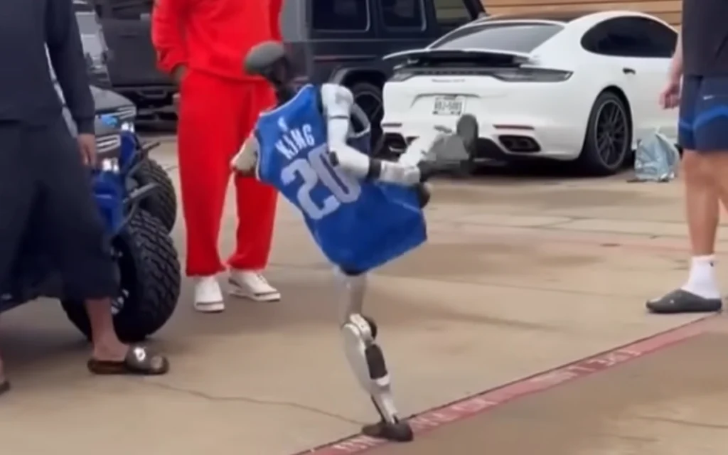 When the G1 robot from Unitree faced off with NBA star Kyrie Irving during a Dallas Mavericks gathering, things quickly took an unexpected turn.