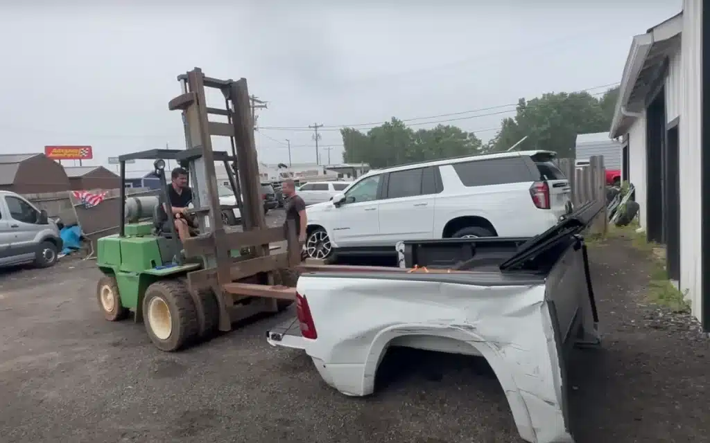 Ram 1500 truck was declared a write-off, but two brothers saw that as a challenge