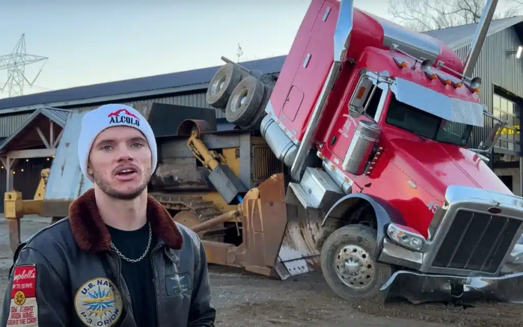 Indiana YouTuber buys a monumentally big semi with no license and wreaks havoc