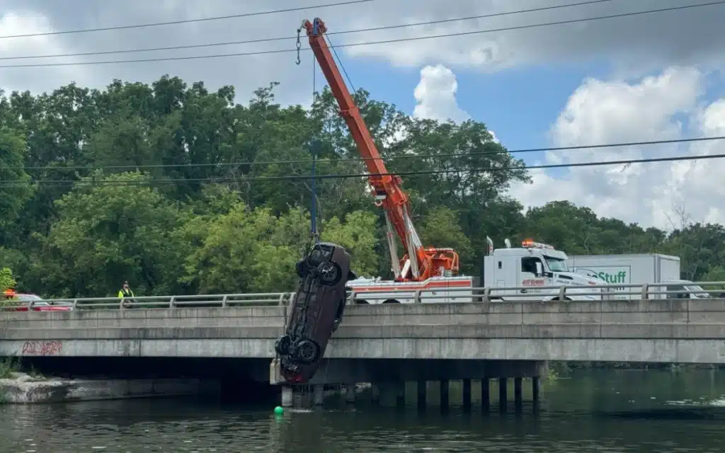 Police in Michigan find mystery Mustang that's been sitting in a lake for at least 15 years