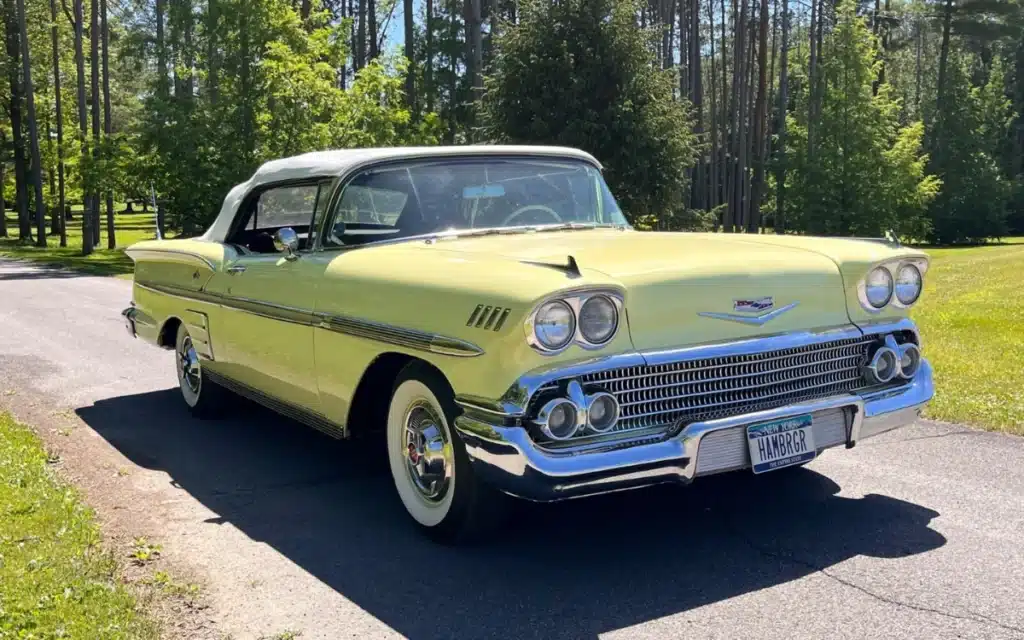 Man selling 58' Chevy Impala, which belonged to the founder of Wendy's, on ebay

