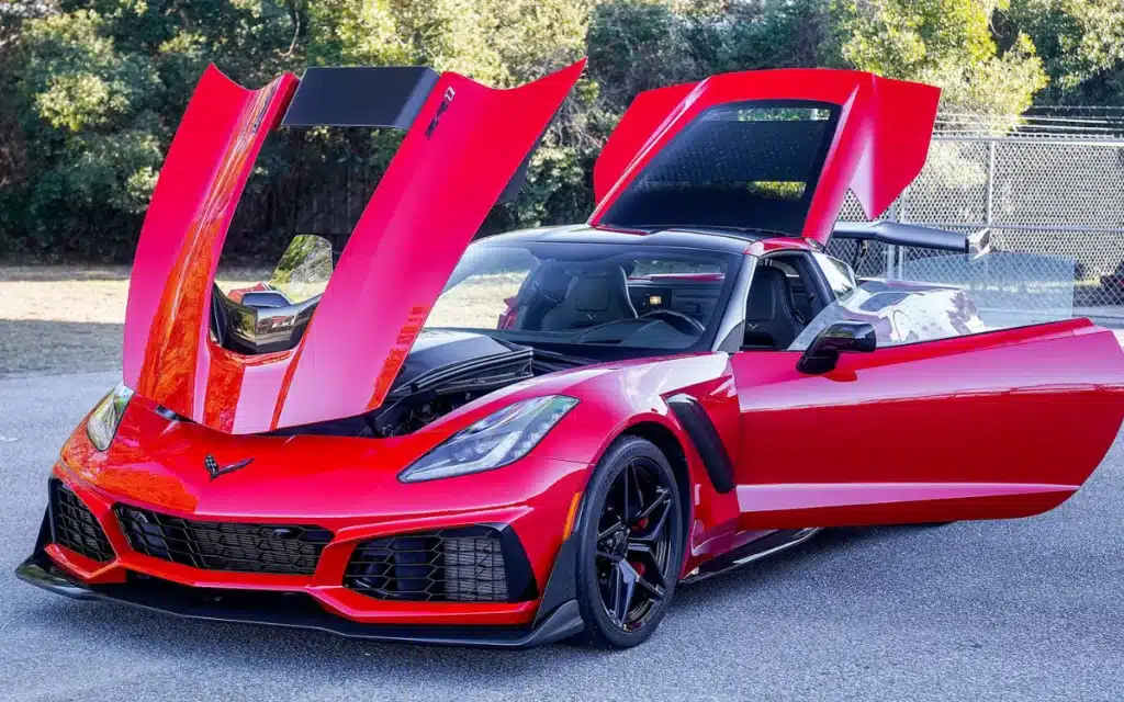 2019 Chevrolet Corvette ZR1 3ZR has been spotted for sale with just 2,290 miles on the clock