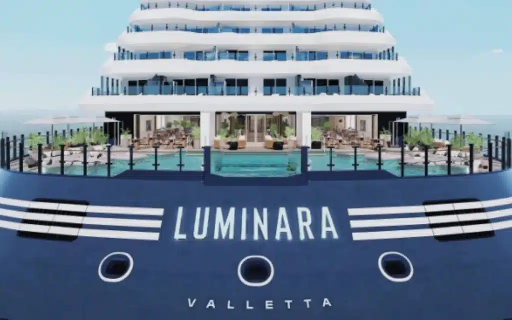 The LUMINARA, a superyacht under the Ritz-Carlton Yacht Collection