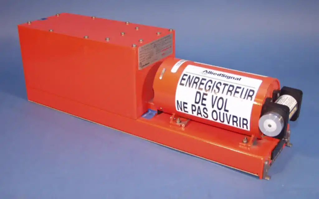 A aircraft flight recorder, also known as a black box