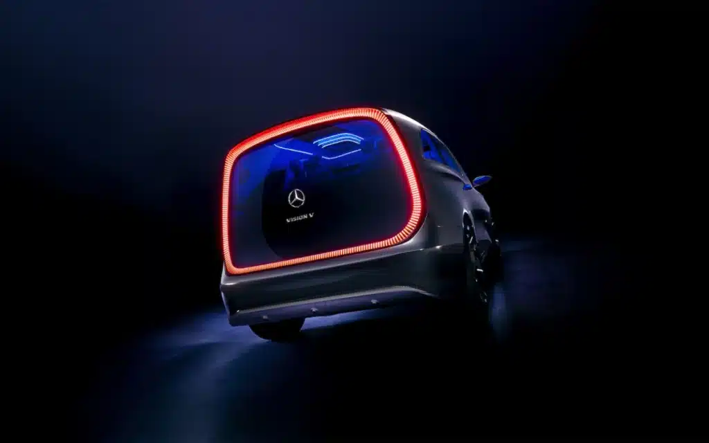Mercedes Vision V concept is so luxurious it looks like a private jet inside a van
