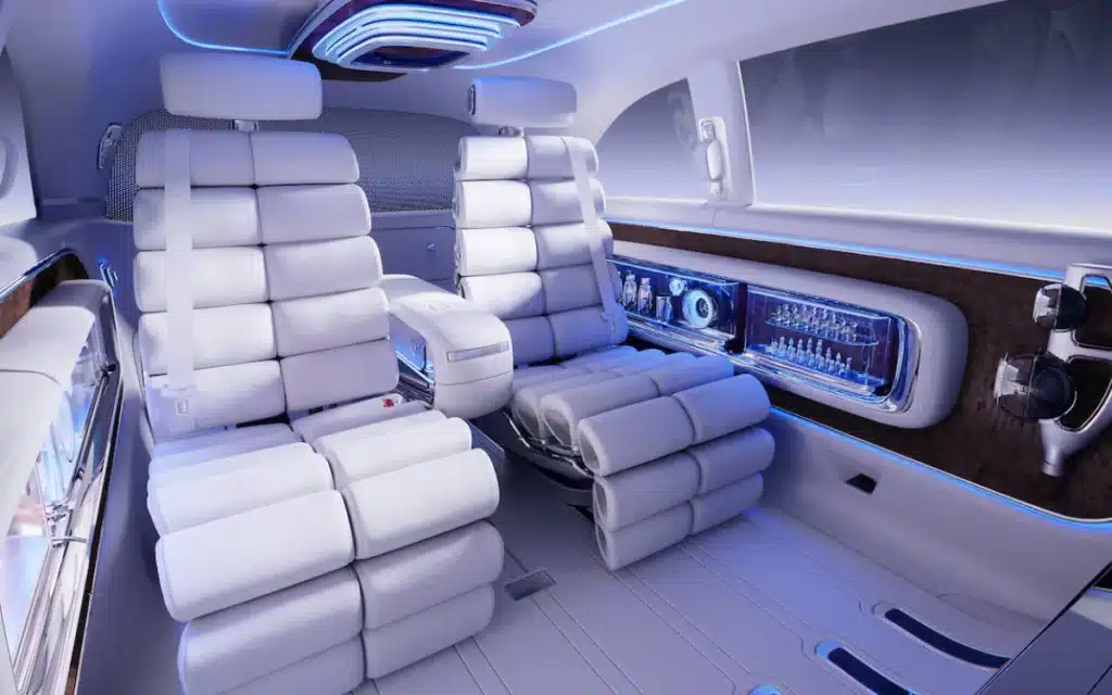 Mercedes Vision V concept is so luxurious it looks like a private jet inside a van