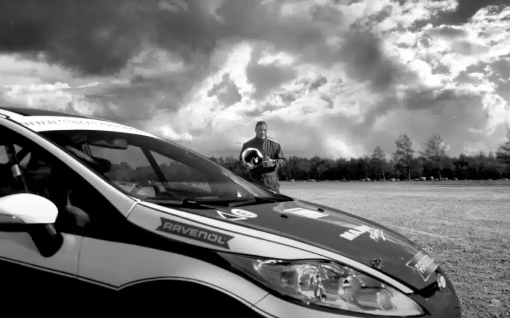 The Ford Fiesta RS Rally Car, driven by Idris Elba 