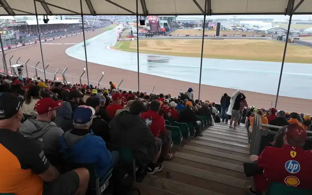 This is what the most expensive Formula 1 general admission ticket gets you at Silverstone