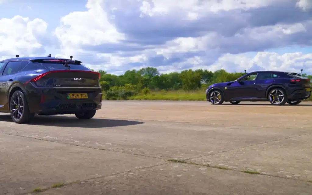 Ferrari Purosangue faces Kia EV6 GT in drag race and it doesn't go how you'd expect