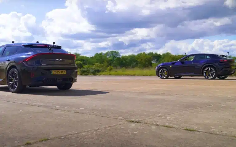 Ferrari Purosangue faces Kia EV6 GT in drag race and it doesn't go how you'd expect