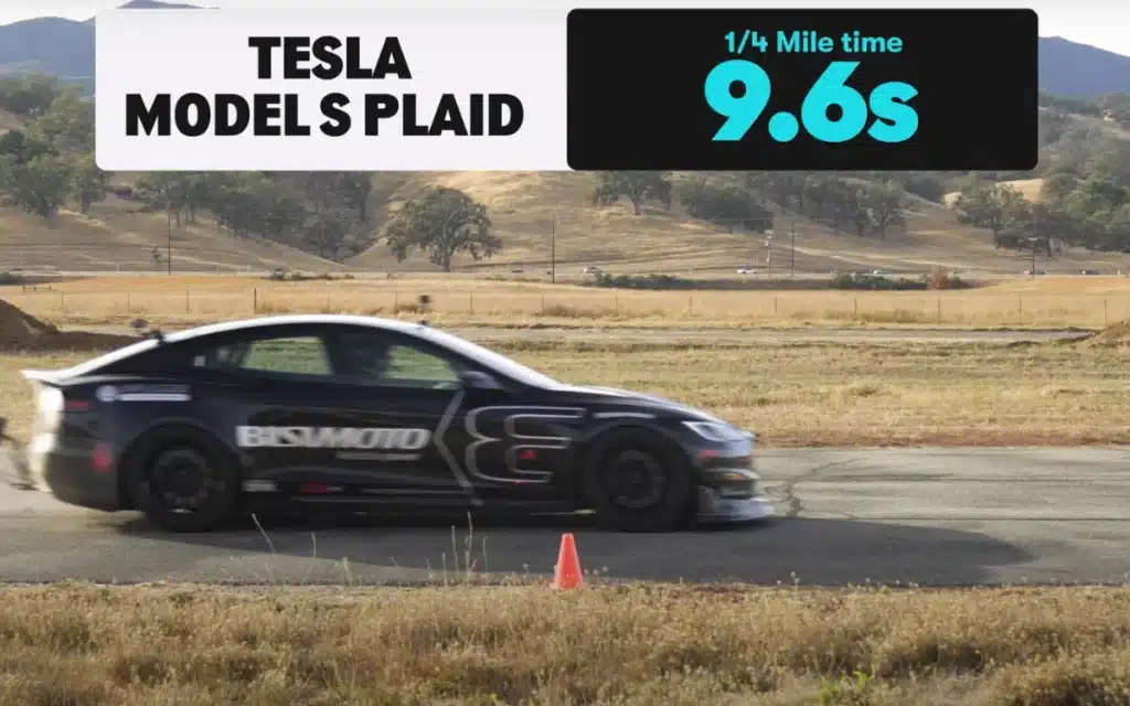 1200 HP Chevy Corvette drags Tesla Model S Plaid and it's not even close