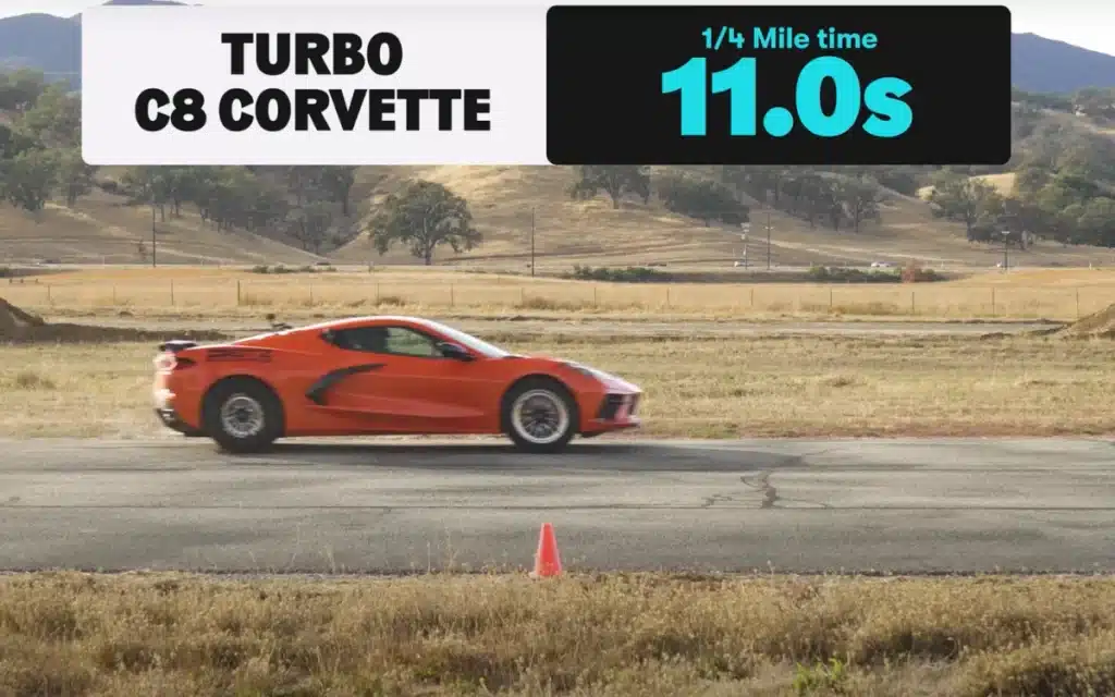 A modified Corvette C8
