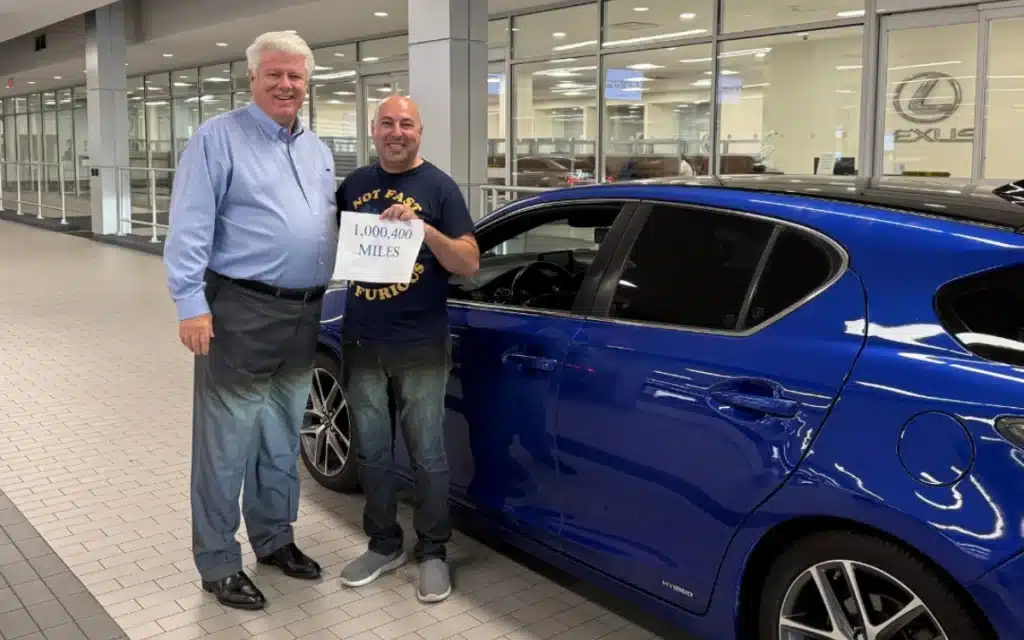 2014 Lexus CT 200h becomes only second Lexus on record hitting one million miles