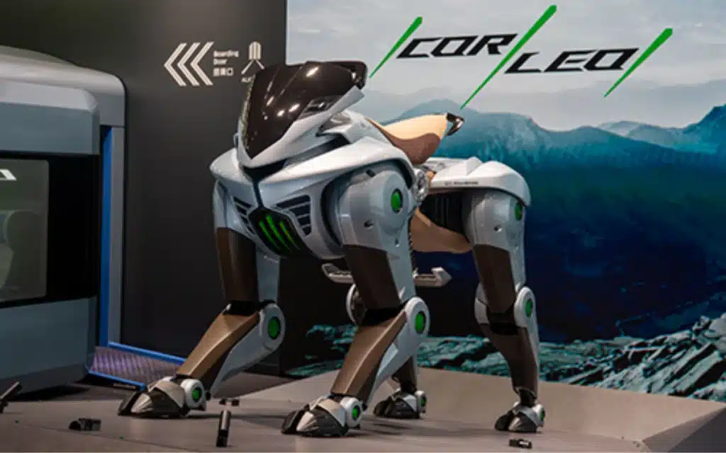 Kawasaki has created a four-legged robot, the CORLEO