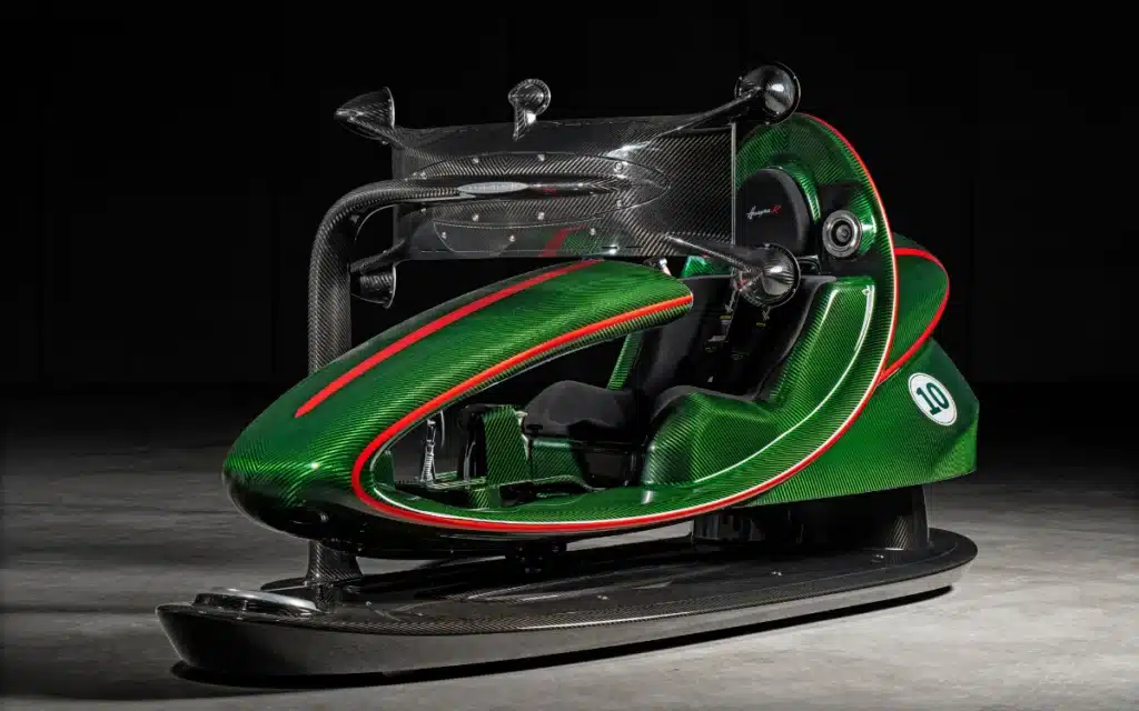 This six-figure Pagani racing simulator modeled after the Pagani Huayra R Evo is redefining high-end virtual driving.