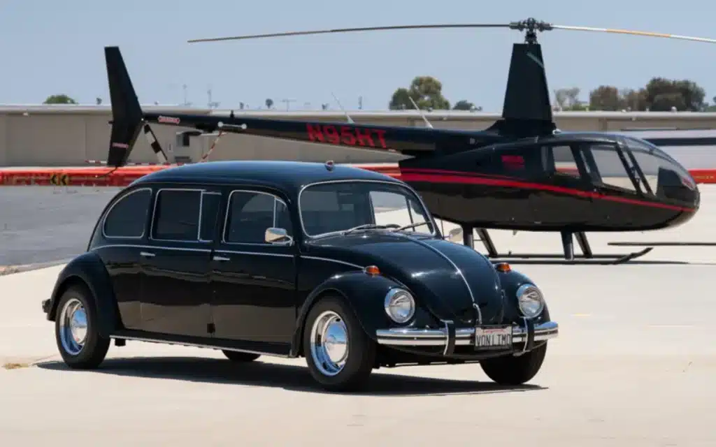This Rollswagen is a Volkswagen Beetle that has been infused with the luxury of a Rolls-Royce