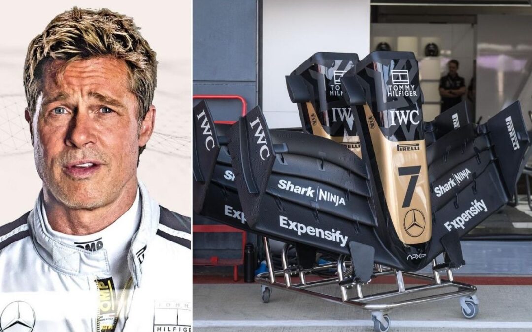 Brad Pitt will be driving an F1 car at Silverstone this weekend