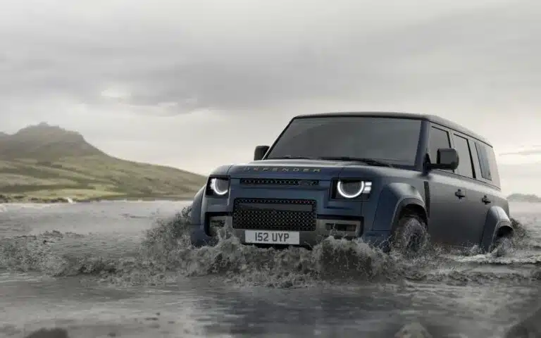 The 2026 Land Rover Defender gains smoked lights, a gloss black grille, and a new Defender touchscreen in this Land Rover update to the Defender interior