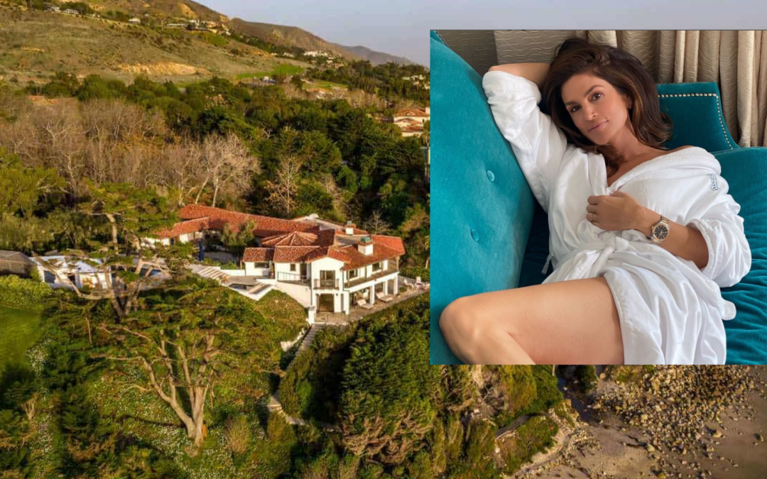 Inside Cindy Crawford’s Malibu home which is on the market for a cool $99.5 million