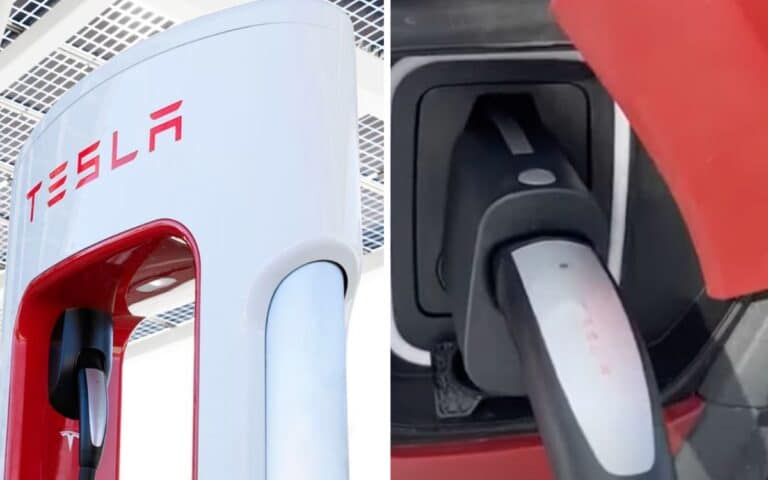 Guy attempts to charge non-Tesla at Tesla charging point with fascinating results
