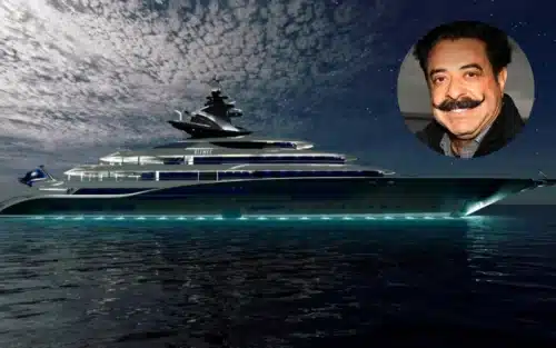 Sports billionaire Shahid Khan has a brand new 400-foot-long superyacht that has its own submarine