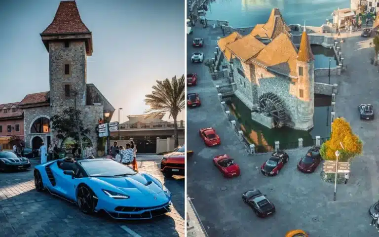 Supercars took over Dubai town in a spectacular display of beauty