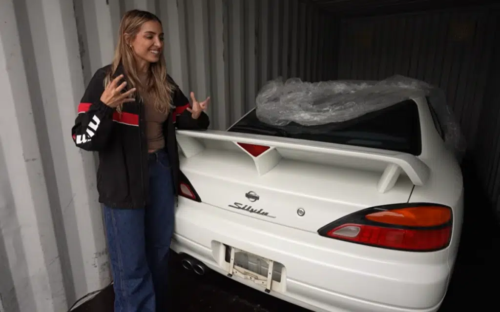 Woman finds incredible Nissan 'frozen in time' hidden in storage container, she's waited 7 years to own it