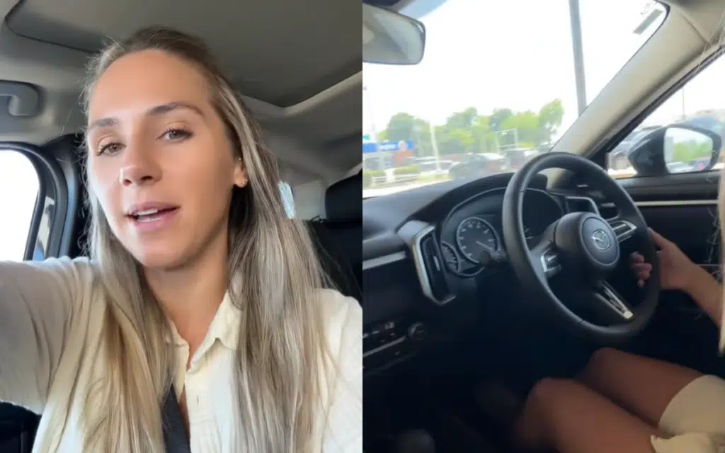 Woman hilariously pranks husband by pretending she bought a new Mazda without telling him