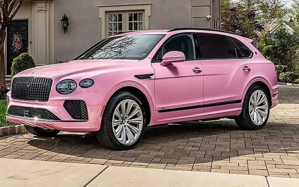 When a regular Bentley isn’t enough you order one in Barbie pink
