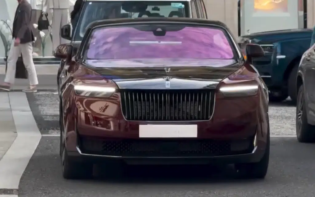 Incredibly rare $30 million Rolls-Royce Droptail La Rose Noire was spotted in the wild in London