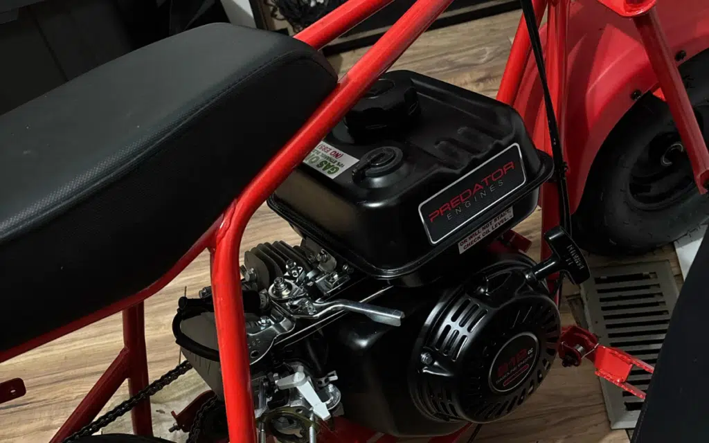 A New York man just bought Temu’s cheapest adult mini bike – the GMB100 – and pushed it to its limit, all for $450.