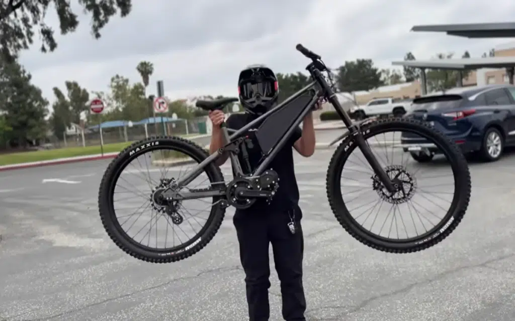 YouTuber Sur Ronster just bought the Bonell 775 MX, which might be the most powerful electric mountain bike ever made – and it shouldn't even be on most trails.