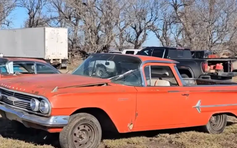 More than 600 classic cars have been discovered inside a forgotten Montana car barn, including a 1960 Chevy El Camino that's ready for new life.