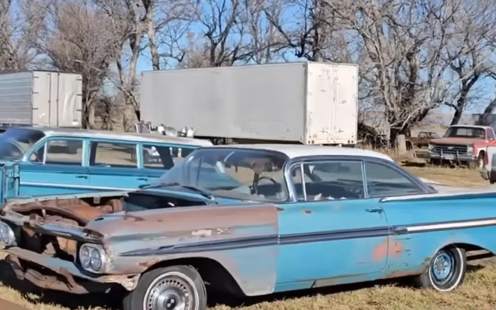 More than 600 classic cars have been discovered inside a forgotten Montana car barn, including a 1960 Chevy El Camino that's ready for new life.