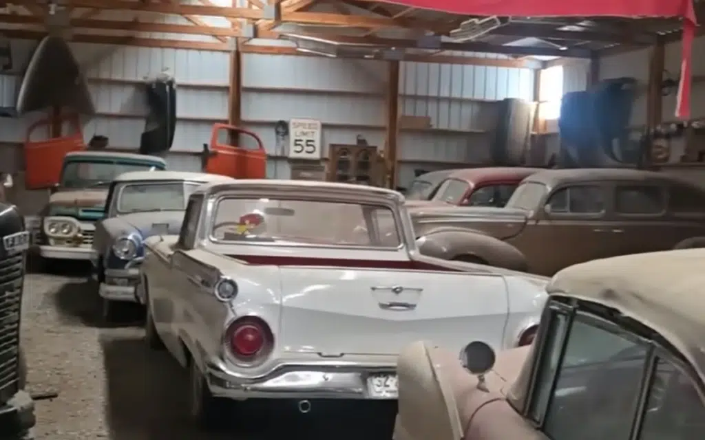 More than 600 classic cars have been discovered inside a forgotten Montana car barn, including a 1960 Chevy El Camino that's ready for new life.