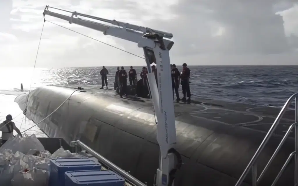How submarines are resupplied after being 800 feet below the ocean surface is fascinating