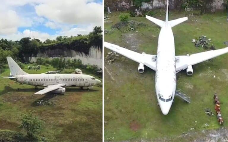 Mysterious Boeing 737 discovered in field and no one knows how it got there