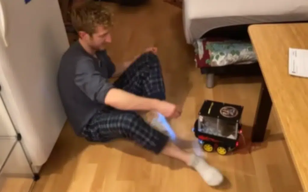 Canadian man gives his two rats an electric car and teaches them how to drive after learning it decreases their stress levels