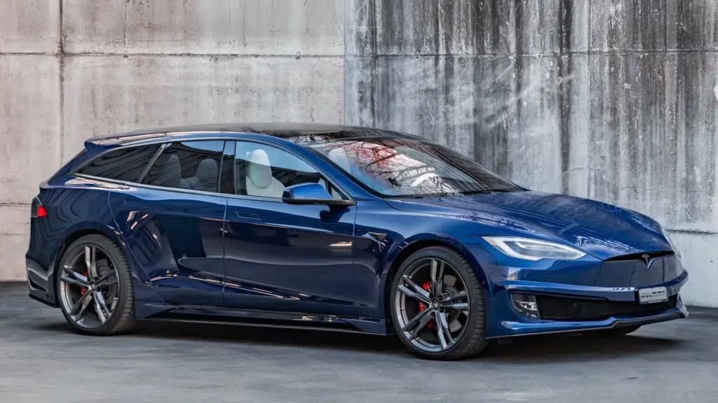 One-of-a-kind Tesla Model S station wagon stands out as one of the best conversions yet