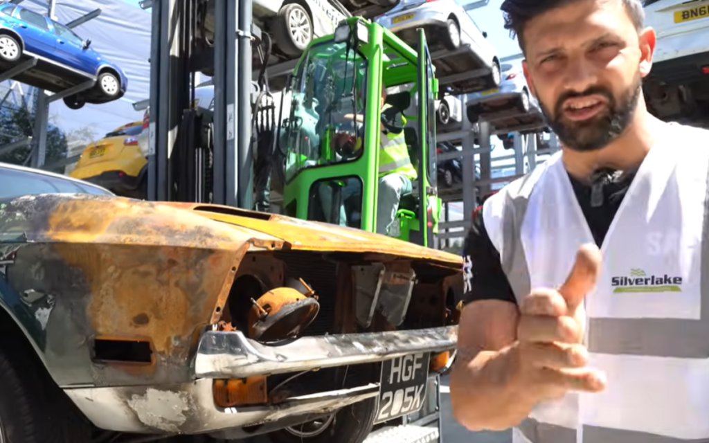 Man transforms fire-damaged Ford Mustang in 'hardest restoration work he's ever done'