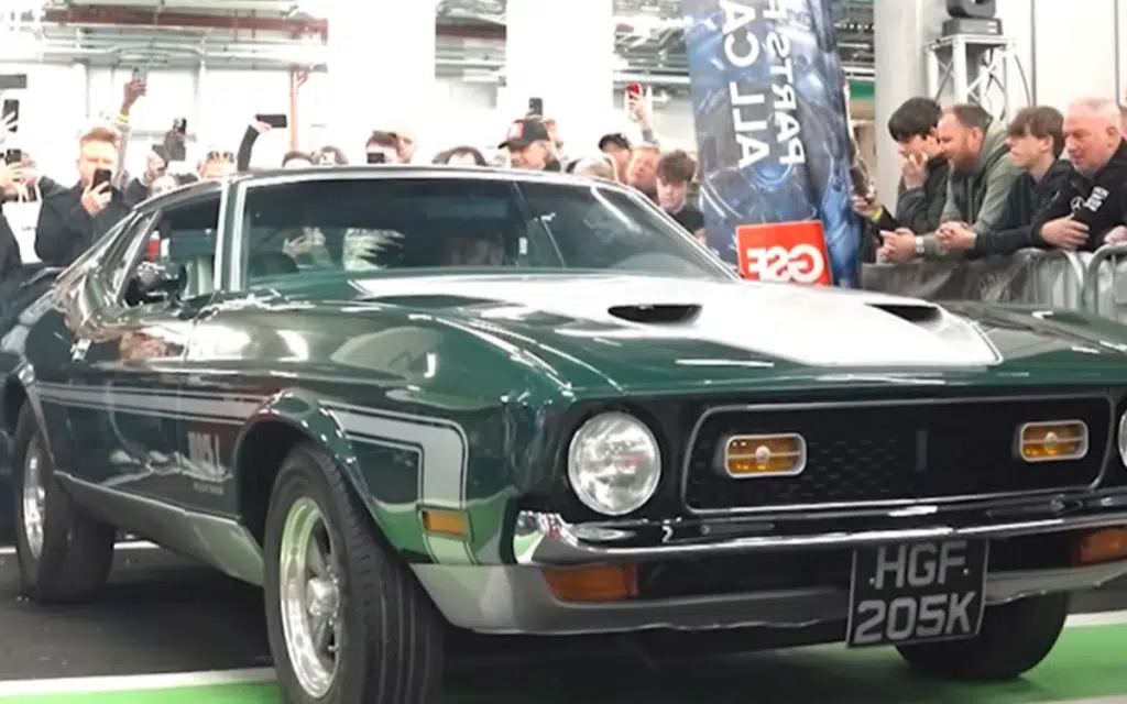 Man transforms fire-damaged Ford Mustang in 'hardest restoration work he's ever done'