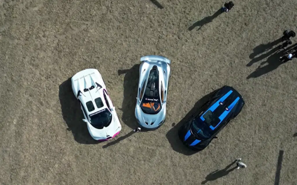 Texas independence day had a supercar twist with Bugatti Chirons, helicopters and cowboys riding shotgun