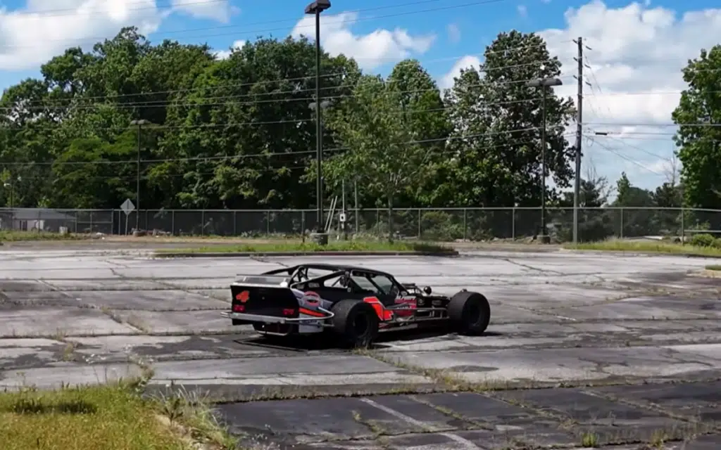 This race car was never meant to leave the track but this US man drove it 330 miles from Georgia