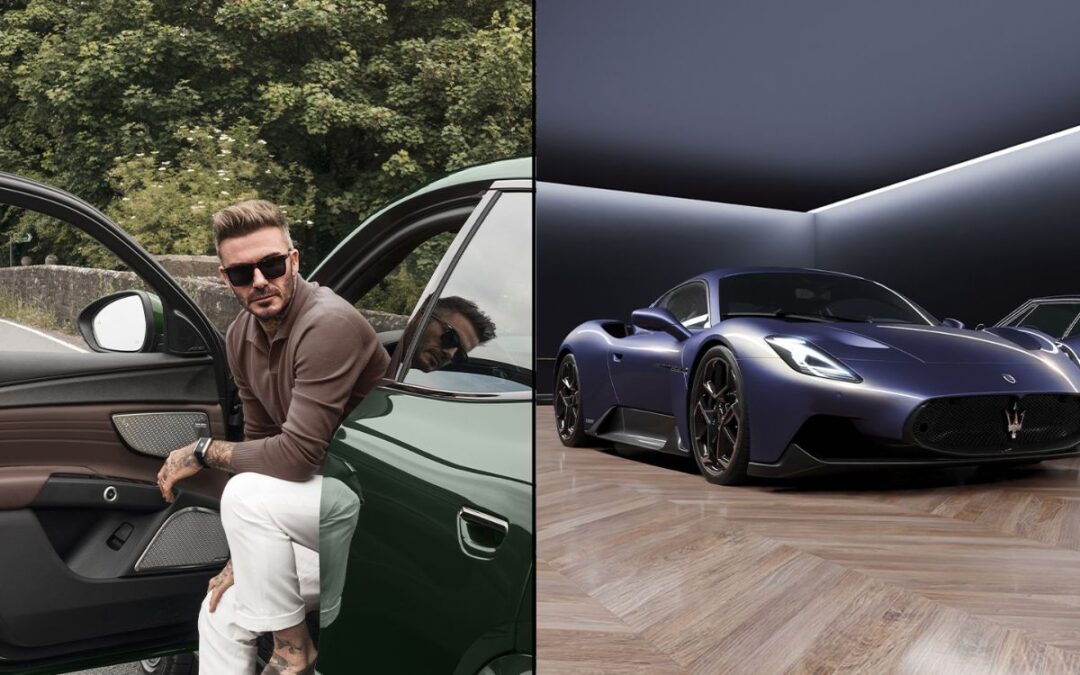 Maserati enlists David Beckham to launch bespoke Fuoriserie Essentials Collection