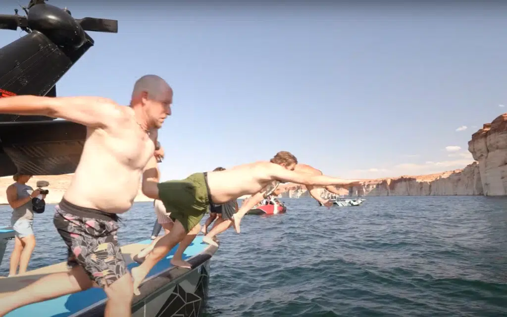 Utah man who built helicopter pad party barge for his Black Hawk has to take it apart to get to the ocean 