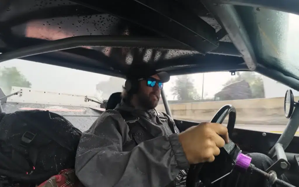 This race car was never meant to leave the track but this US man drove it 330 miles from Georgia