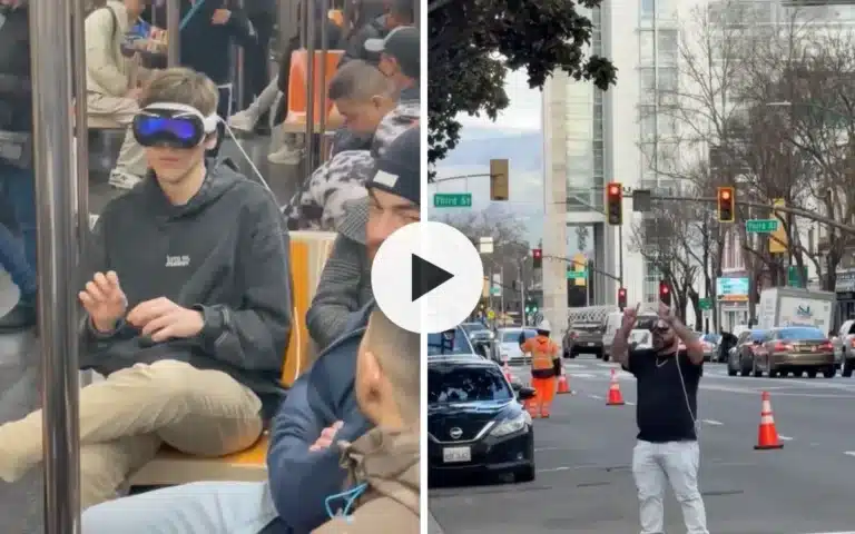 People are using Apple Vision Pros everywhere in public as 'future is here'